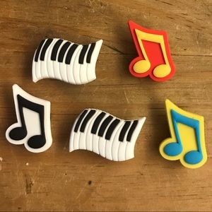 Music musical Crocs Jibbitz charms